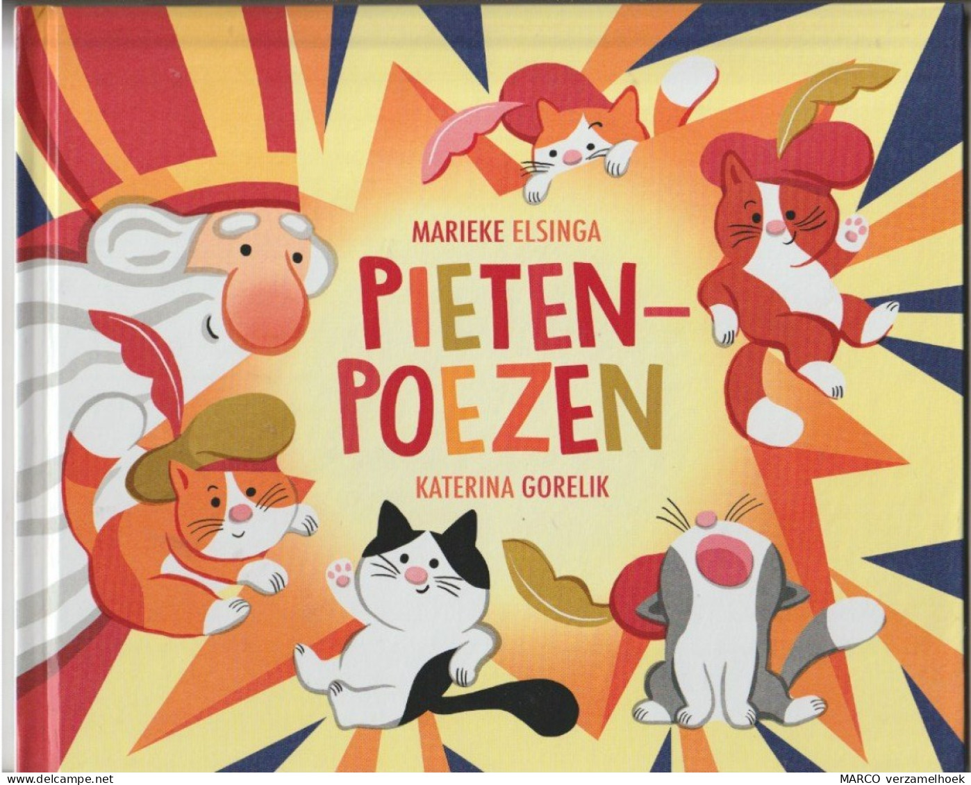 Sinterklaas Prentenboeken: Pieten-poezen Marieke Elzinga (katerina Gorelik) 2021 - Jeugd