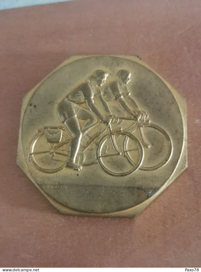 Luxembourg Médaille , Champion De Luxembourg Cyclotourisme 1968 - Andere & Zonder Classificatie