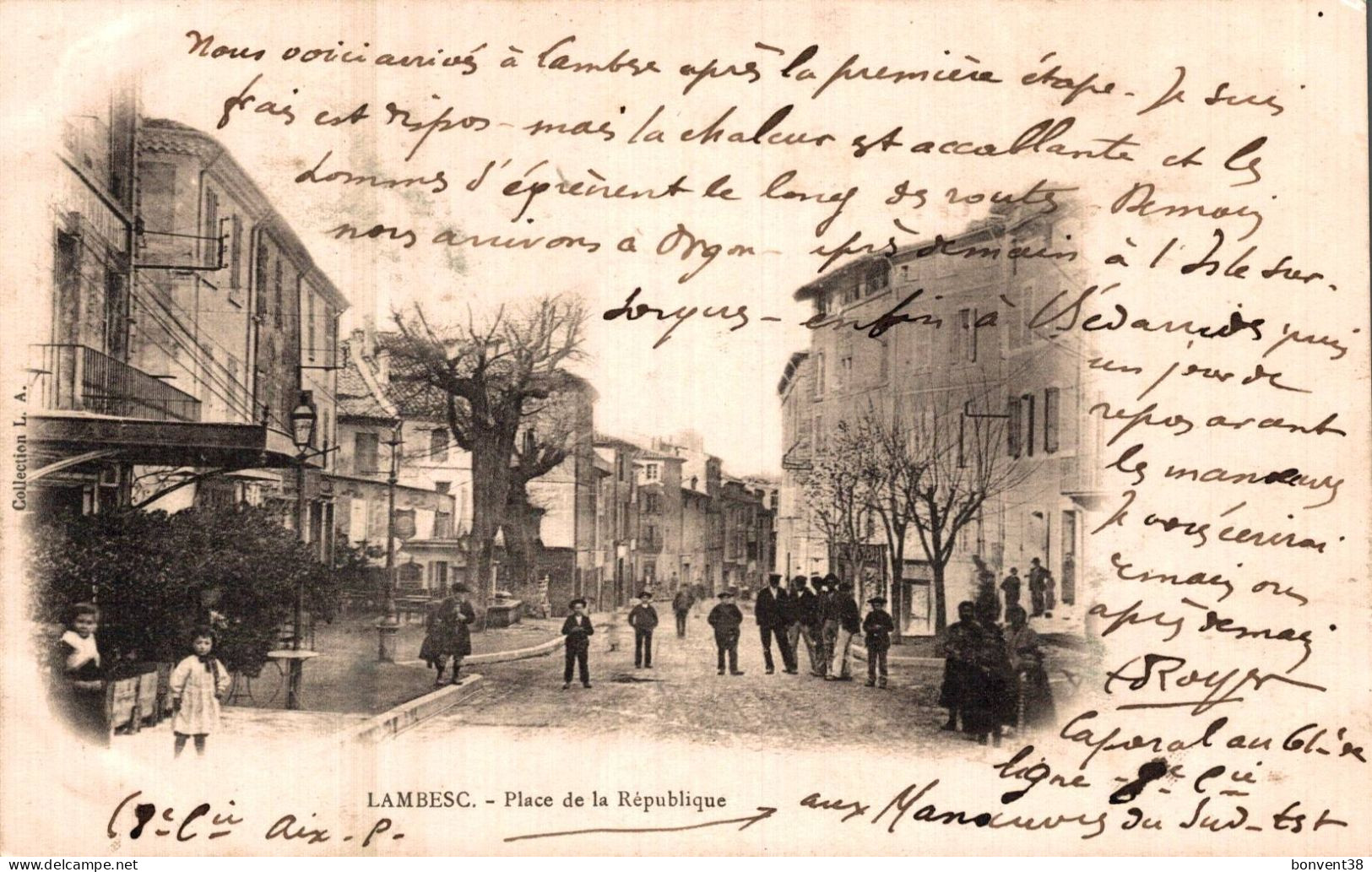 J2608 - LAMBESC - D13 - Place De La République - Lambesc