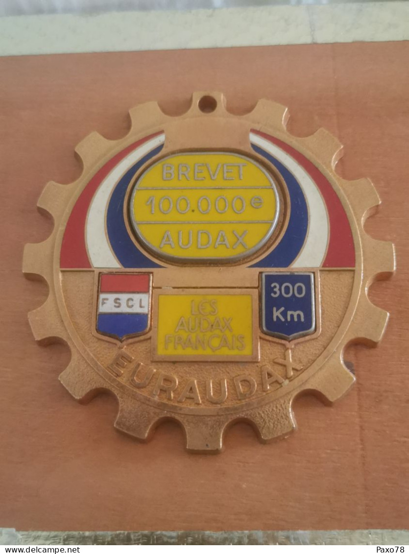 Luxembourg Médaille , Brevet Euraudax 300km 1982 - Andere & Zonder Classificatie