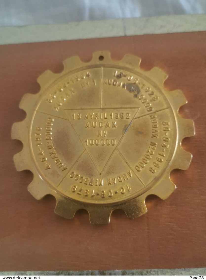 Luxembourg Médaille , Brevet Euraudax, 80e Anniversaire 1984 - Autres & Non Classés