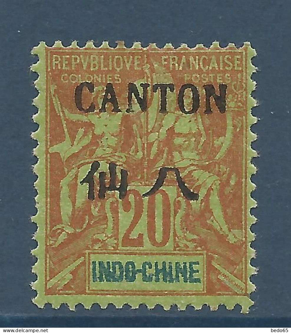 CANTON N° 23 NEUF*  CHARNIERE / Hinge  / MH - Unused Stamps
