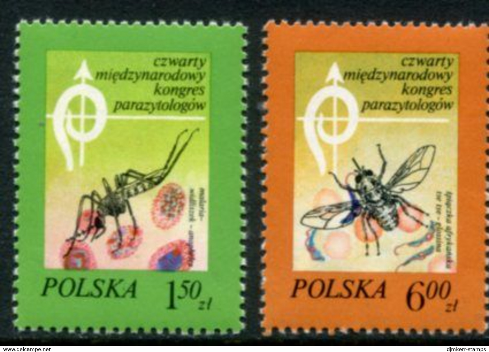 POLAND 1978 Parasitology Congress MNH / **.  Michel 2567-68 - Ongebruikt