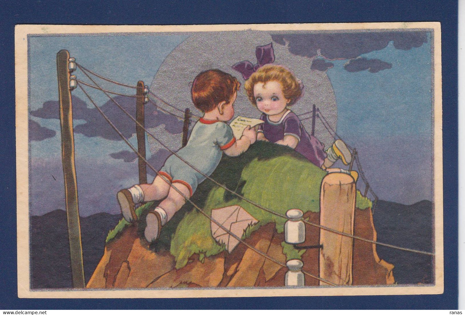 CPA Art Déco Enfant Illustrateur Italien écrite Degami 2130 - Busi, Adolfo