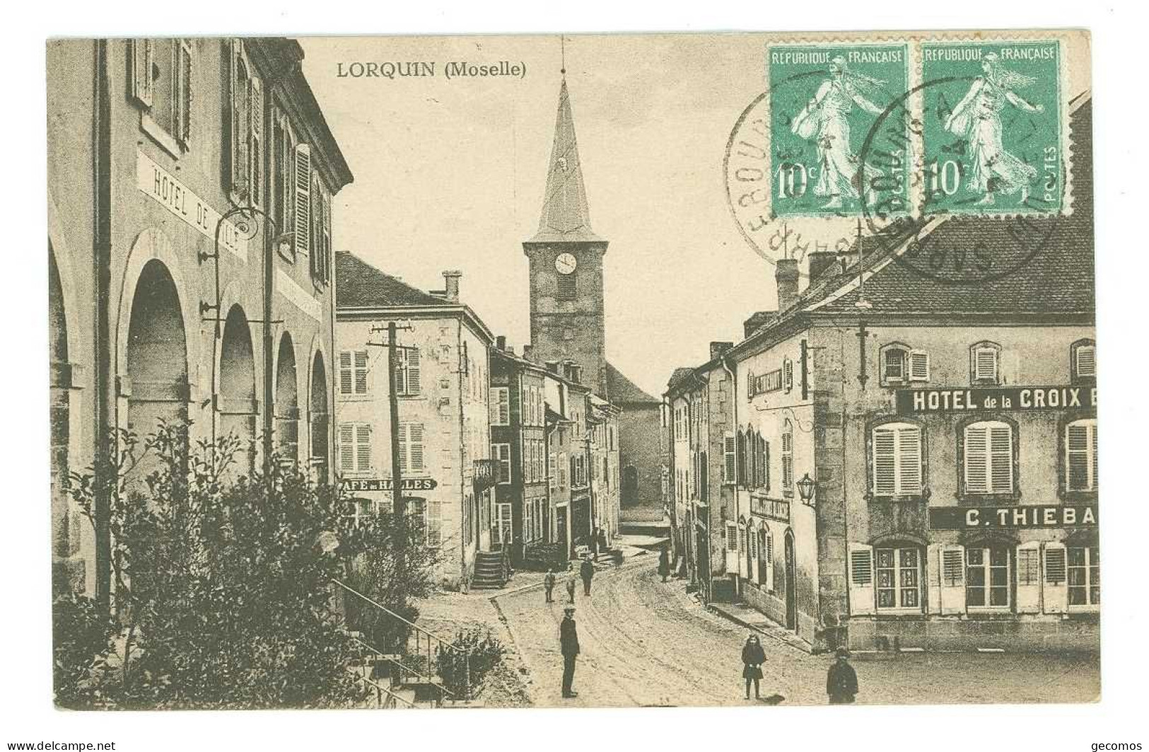 57 - LORQUIN - (Vue D'une Rue, Eglise, Hôtel...) - Lorquin