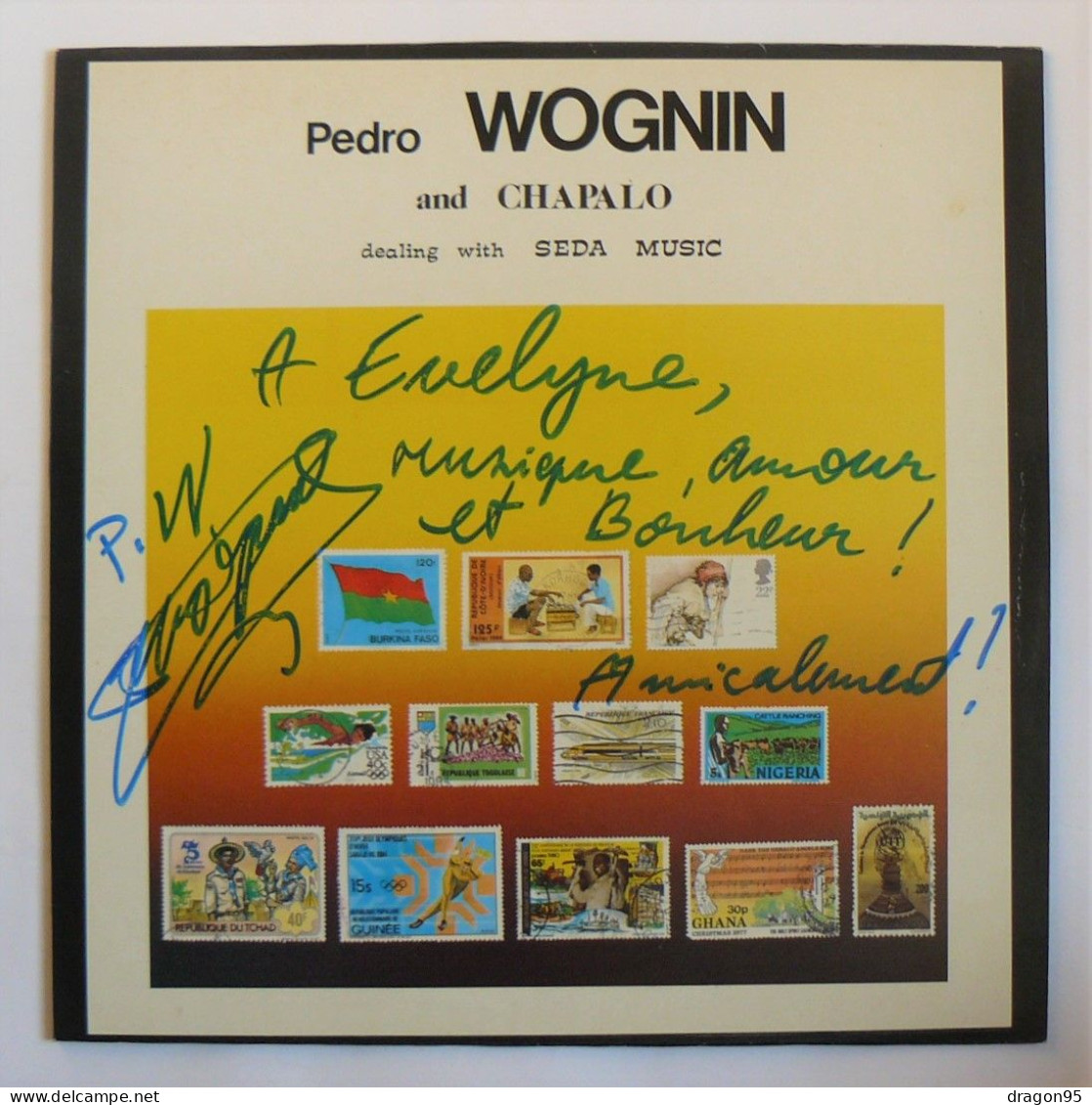 LP Pedro WOGNIN : Dealing With Seda Music - VRD VR 999 - France - 1985 - Wereldmuziek