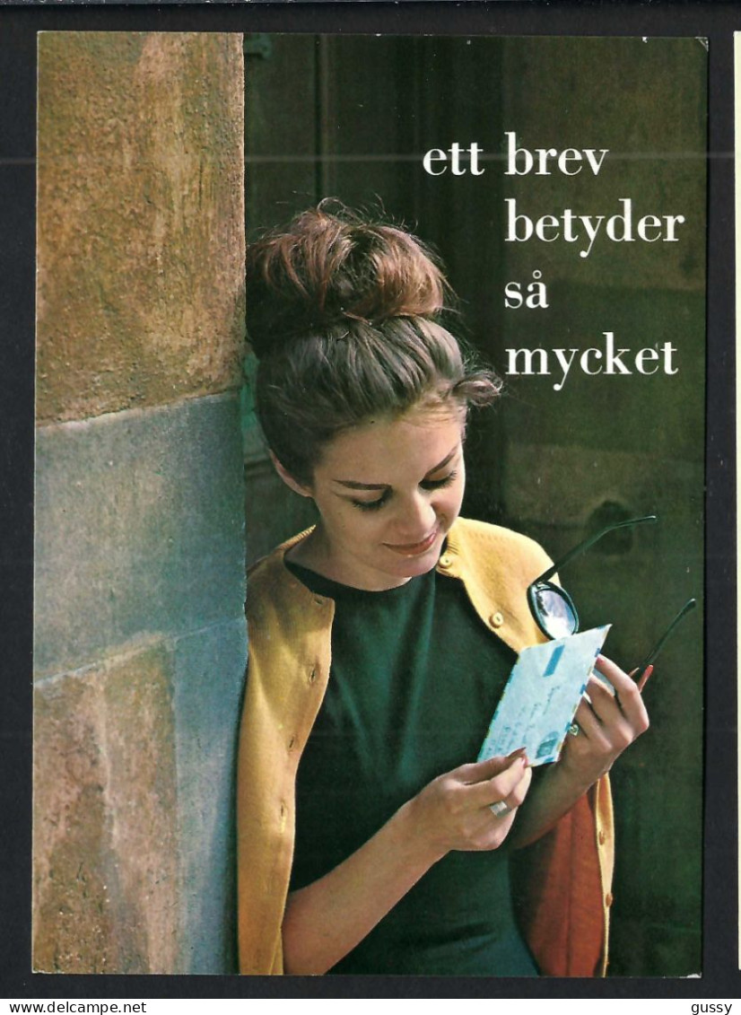 SUEDE 1966: 6x CP Ill. De Stockholm Sur La Lettre Et TP De 5ore Obl. CAD Sur Chaque CP - Cartas & Documentos