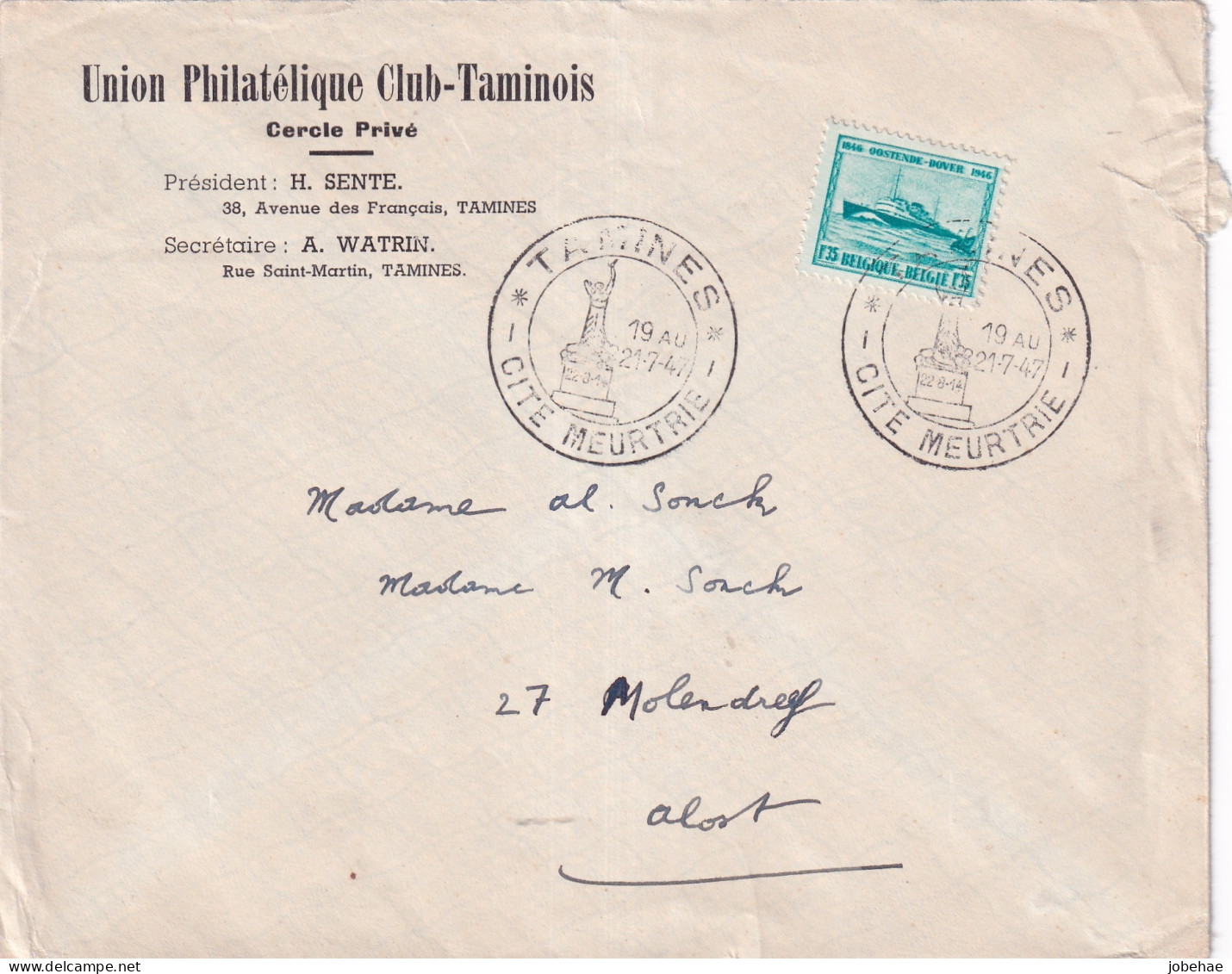 Belgie FDC YT° 725-727 - ....-1951