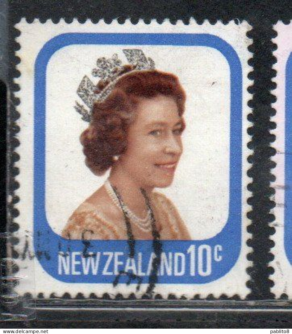 NEW ZEALAND NUOVA ZELANDA 1977 1982 QUEEN ELIZABETH II 10c USED USATO OBLITERE' - Oblitérés