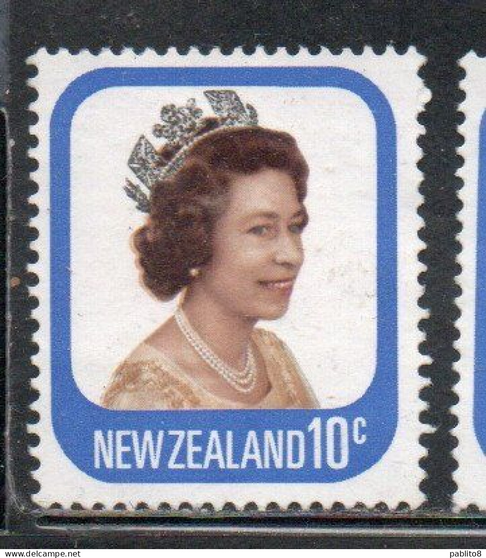 NEW ZEALAND NUOVA ZELANDA 1977 1982 QUEEN ELIZABETH II 10c USED USATO OBLITERE' - Used Stamps