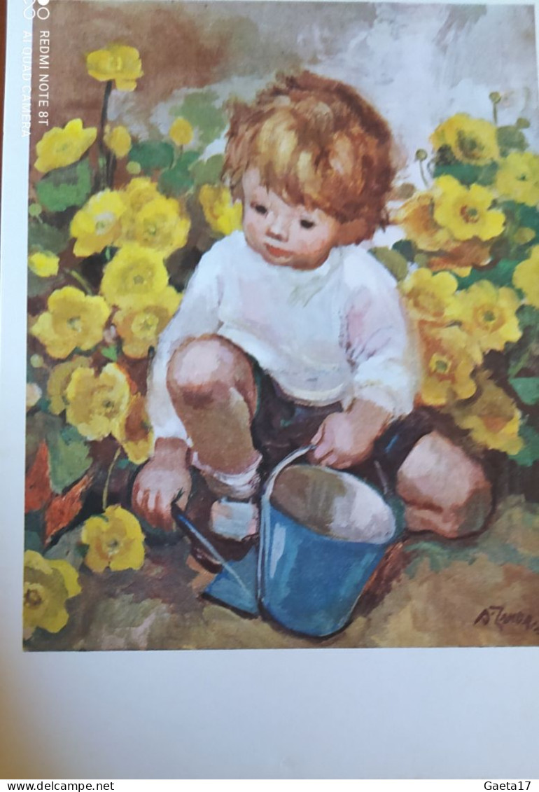 Studium Christi - A. Zandrino - Bambini Con Fiori- 3 Cartoline Non Viaggiate - Zandrino