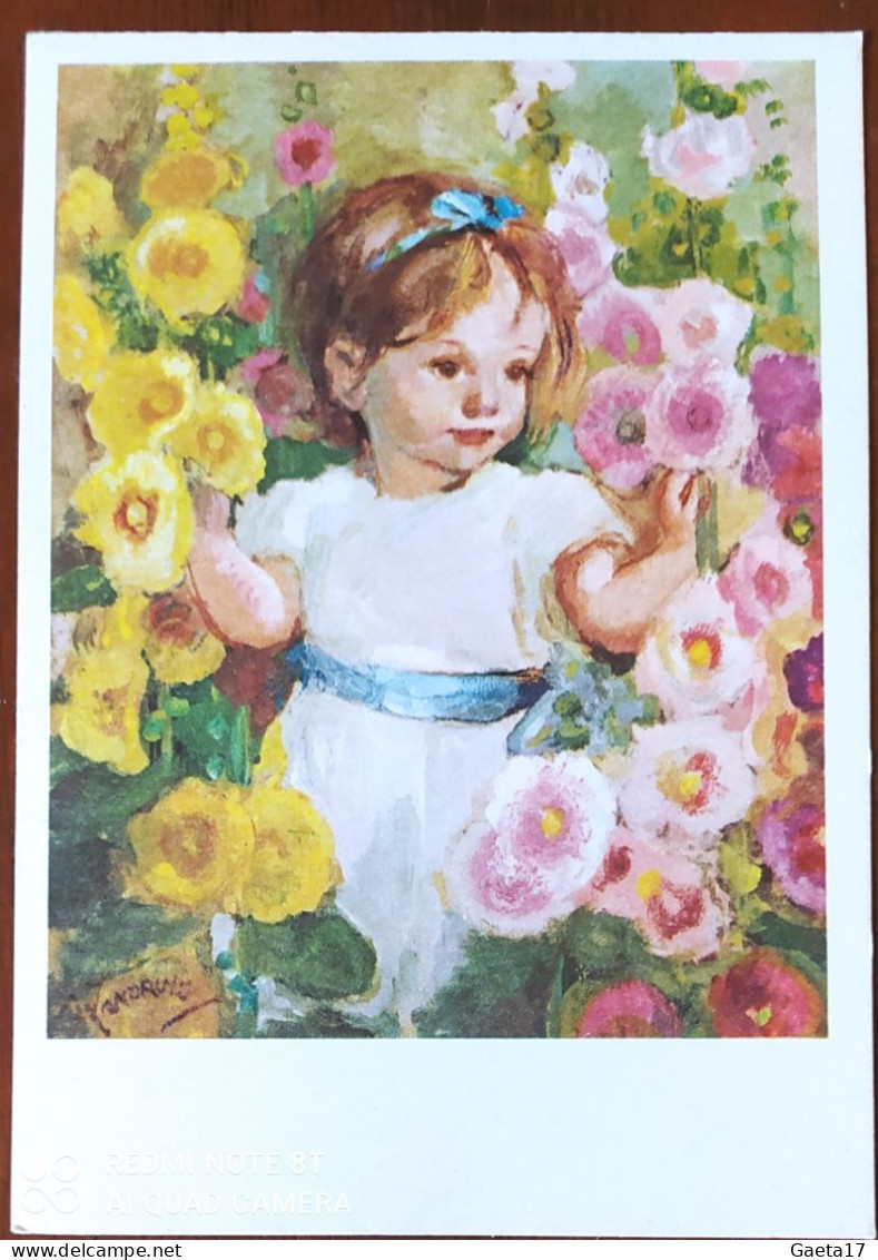 Studium Christi - A. Zandrino - Bambini con fiori- 3 cartoline non viaggiate