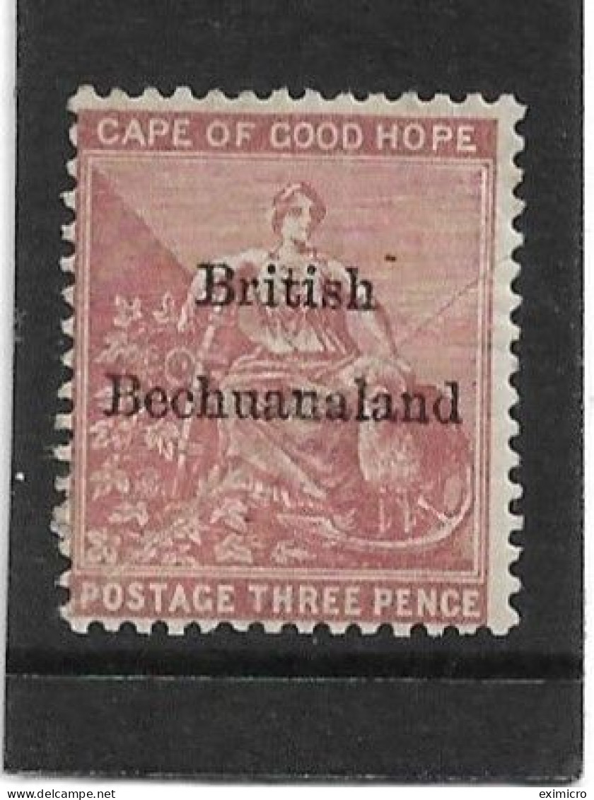 BECHUANALAND 1885 - 1887 3d SG 2 MOUNTED MINT Cat £60 - 1885-1895 Kronenkolonie