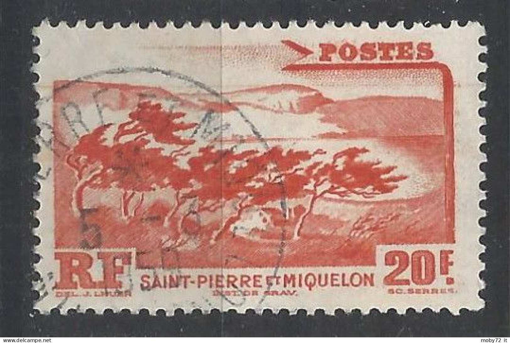 Saint-Pierre Et Miquelon - 1947 - Usato/used - Ordinari - Mi N. 366 - Oblitérés