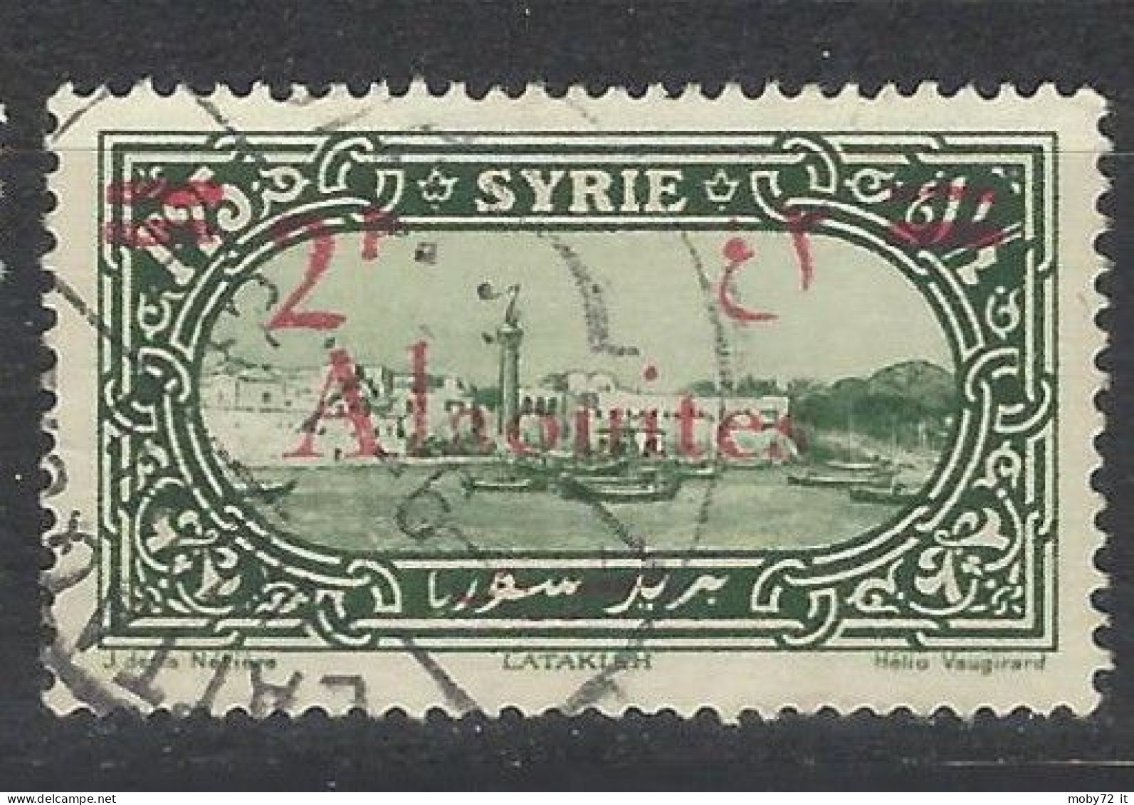 Lattaquie - 1926 - Usato/used - Overprint - Mi N. 54 - Usados