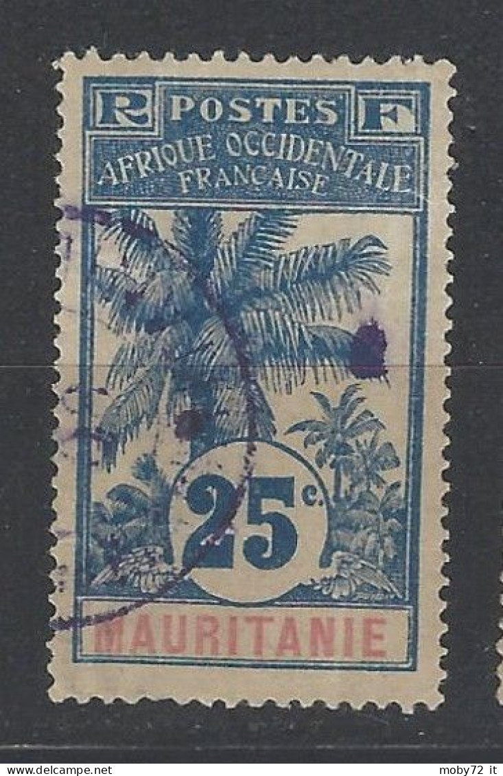 Mauritania - 1906 - Usato/used - Ordinari - Mi N. 7 - Oblitérés