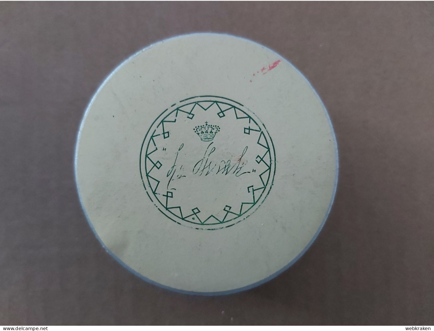 VINTAGE POWDER BOX LADY POUDRE LA DUCALE MILANO VECCHIA SCATOLA CIPRIA CM 7 - Prodotti Di Bellezza