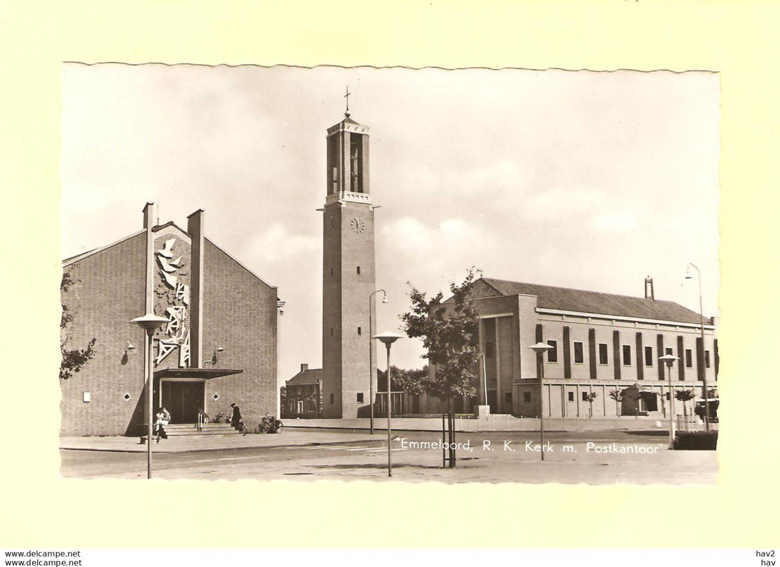 Emmeloord RK Kerk En Postkantoor RY30975 - Emmeloord