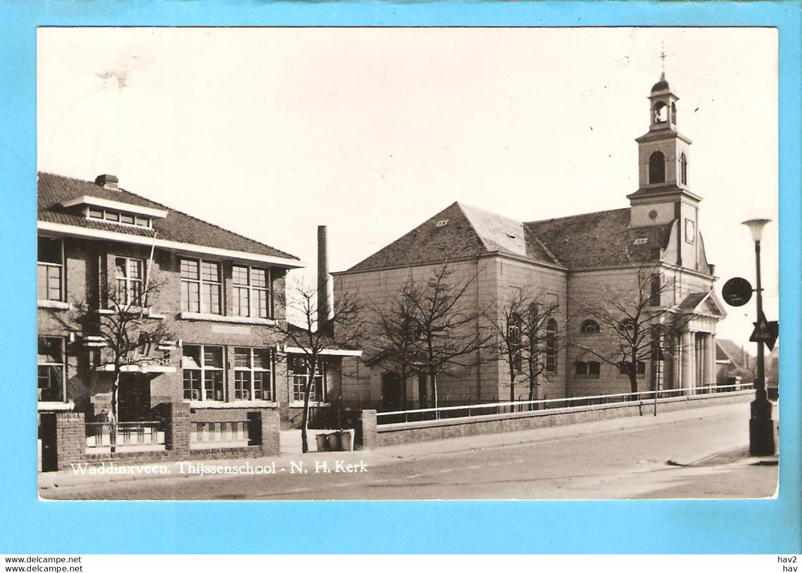 Waddinxveen Thijssenschool En NH Kerk RY57543 - Waddinxveen