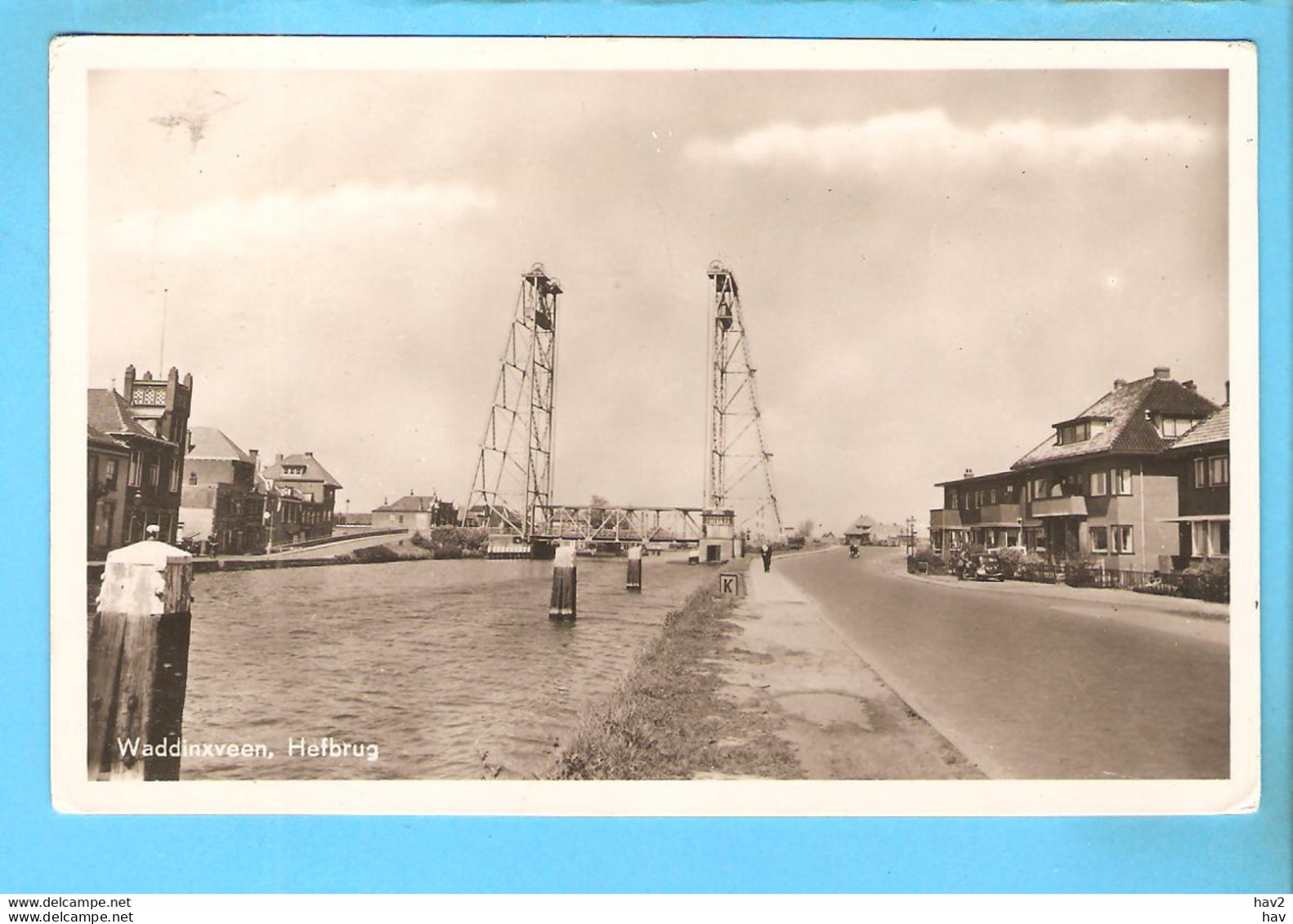 Waddinxveen Hefbrug 1953 RY57531 - Waddinxveen