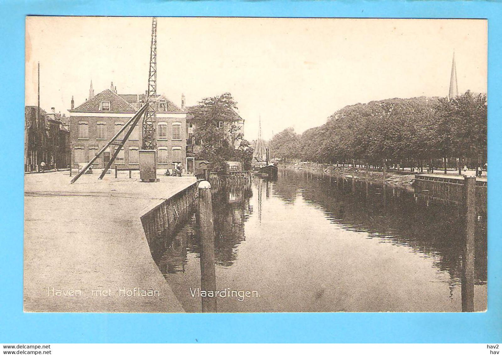 Vlaardingen Haven Met Hoflaan 1914 RY56662 - Vlaardingen