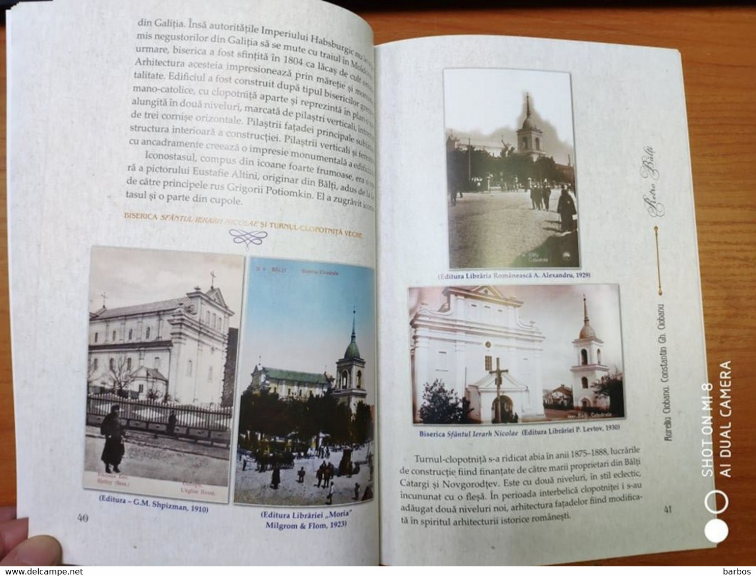 Moldova Basarabia Retro Balti Photo Album Of Old Postcards - Moldavie