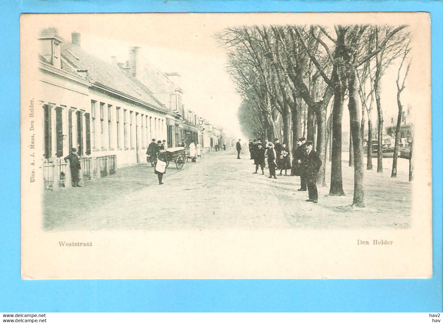 Den Helder Weststraat Voor 1905 RY55644 - Den Helder