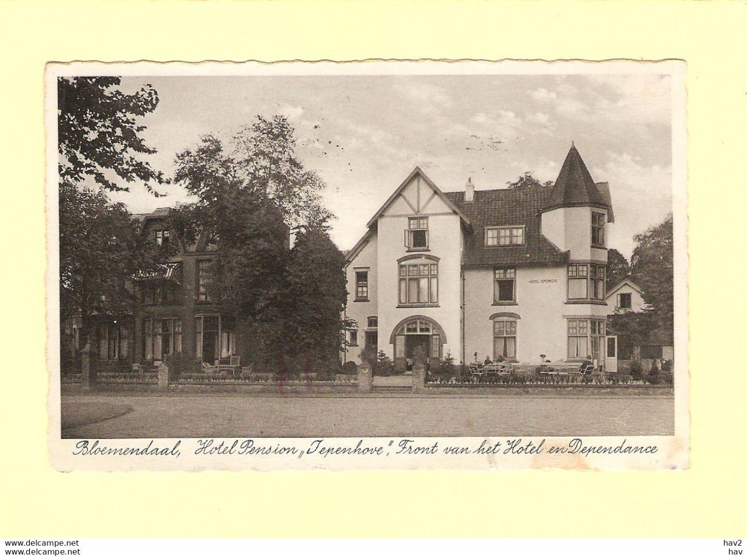 Bloemendaal Front Hotel Iepenhove 1947 RY33391 - Bloemendaal