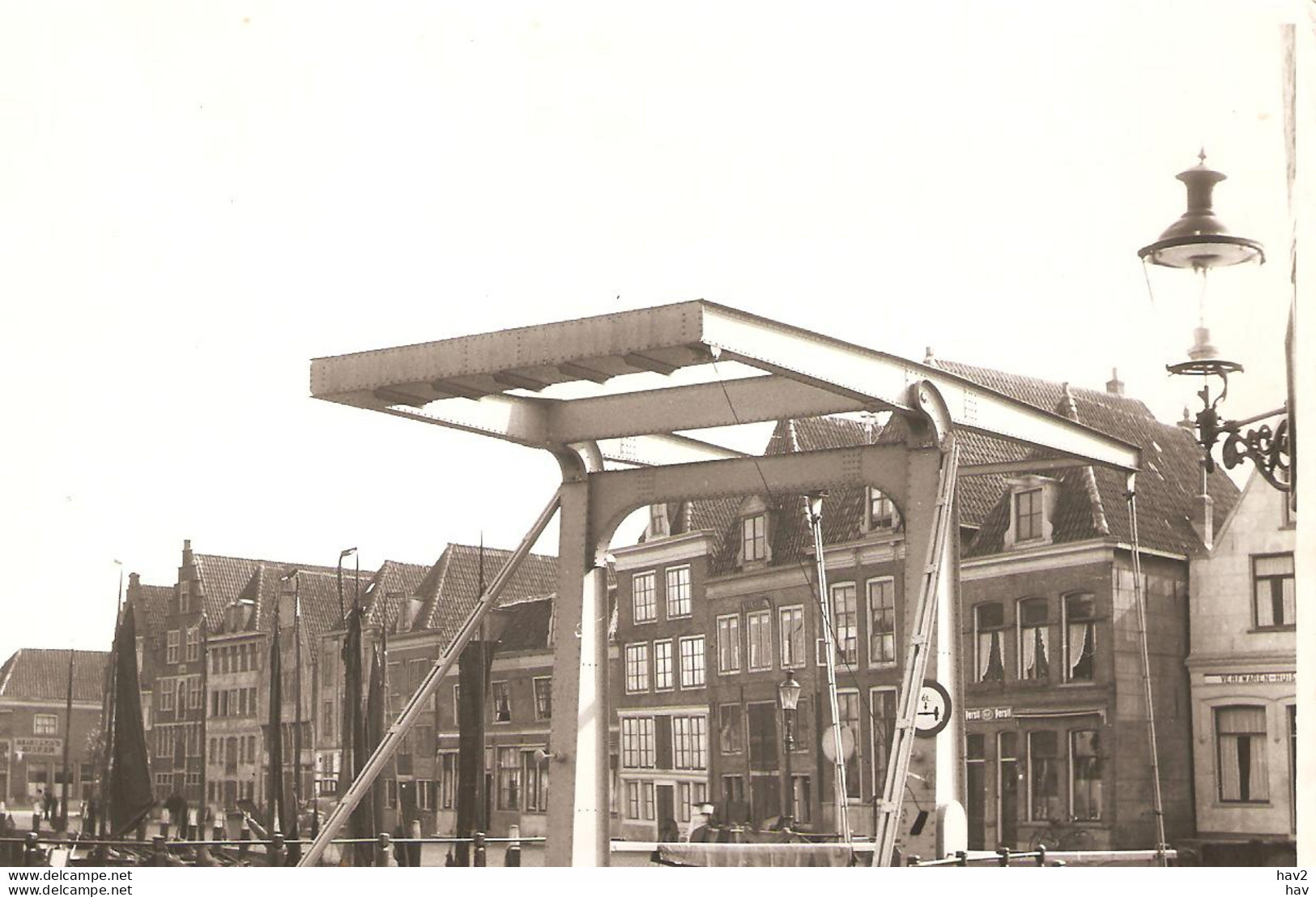 Hoorn Veermanskade Verfwinkel Foto Prentbriefkaart 1923 KE3725 - Hoorn