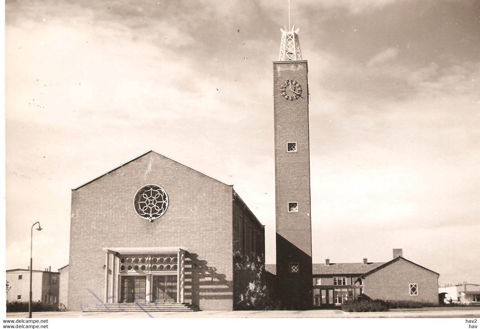 Den Helder Kerk Originele Foto Voor Prentbriefkaart KE3676 - Den Helder