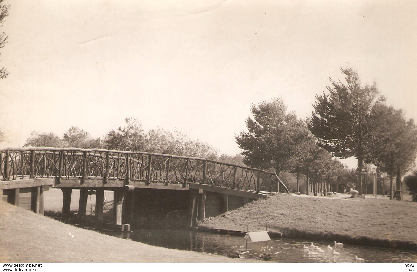 Den Helder Brug In Timorpark Foto Voor Prentbriefkaart KE3656 - Den Helder