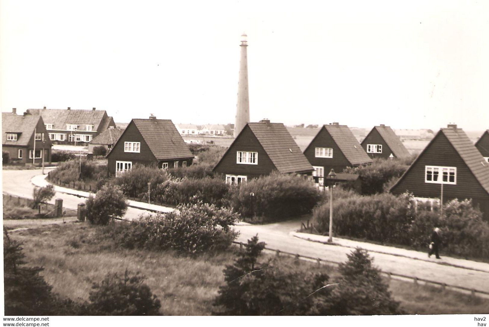 Den Helder Noodwoningen Vuurtoren Foto Prentbriefkaart KE3655 - Den Helder