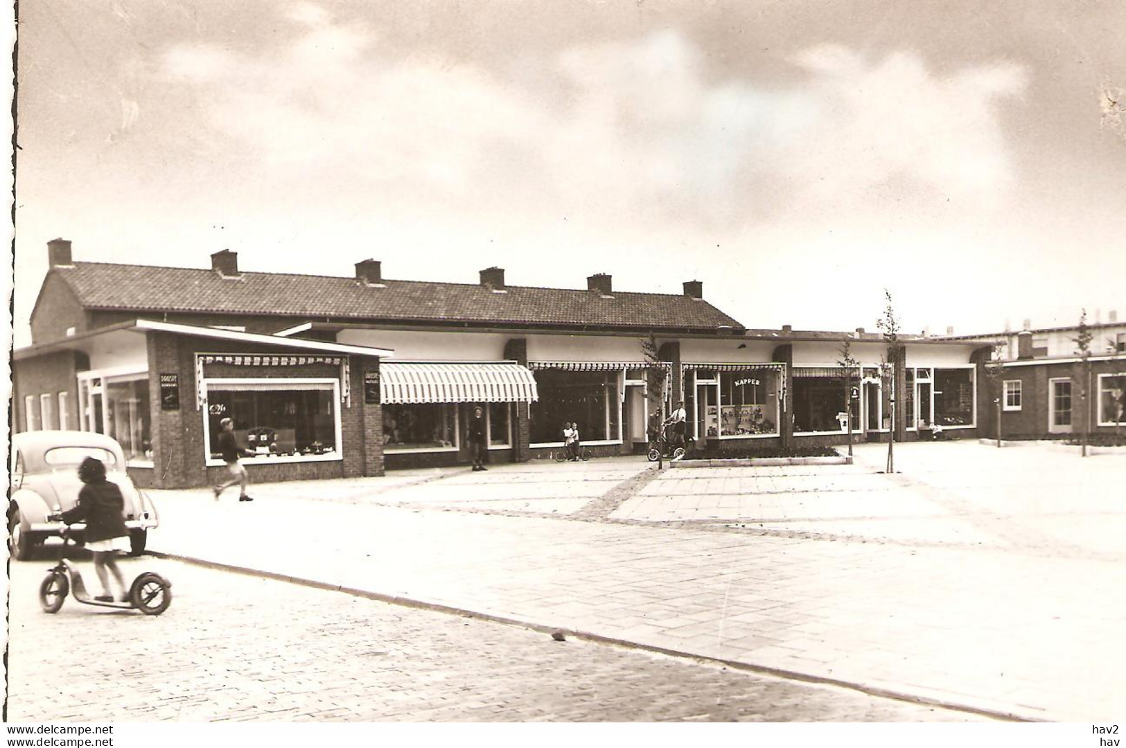 Den Helder Winkelplein Kind Step Foto Prentbriefkaart KE3645 - Den Helder