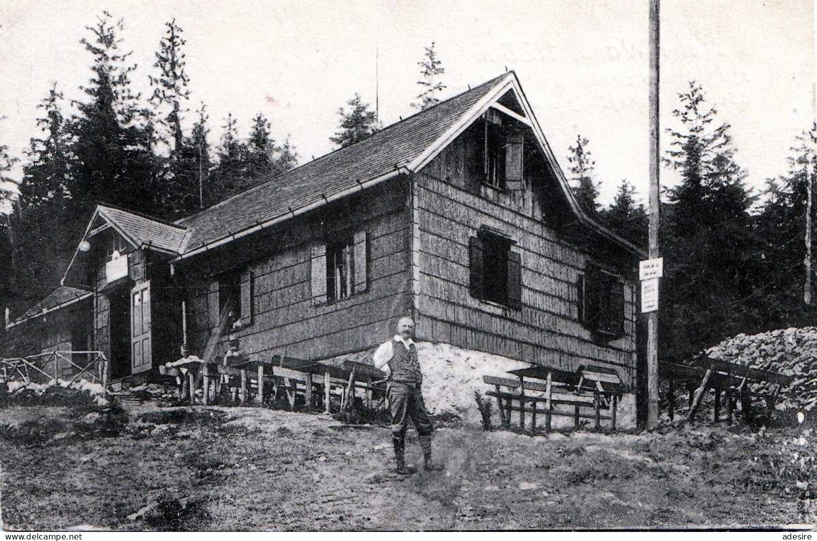 HOHE WAND (NÖ) - Hergottschnitzerhütte Am Wandeck, Hüttenstempel, 2 K Marke - Raxgebiet