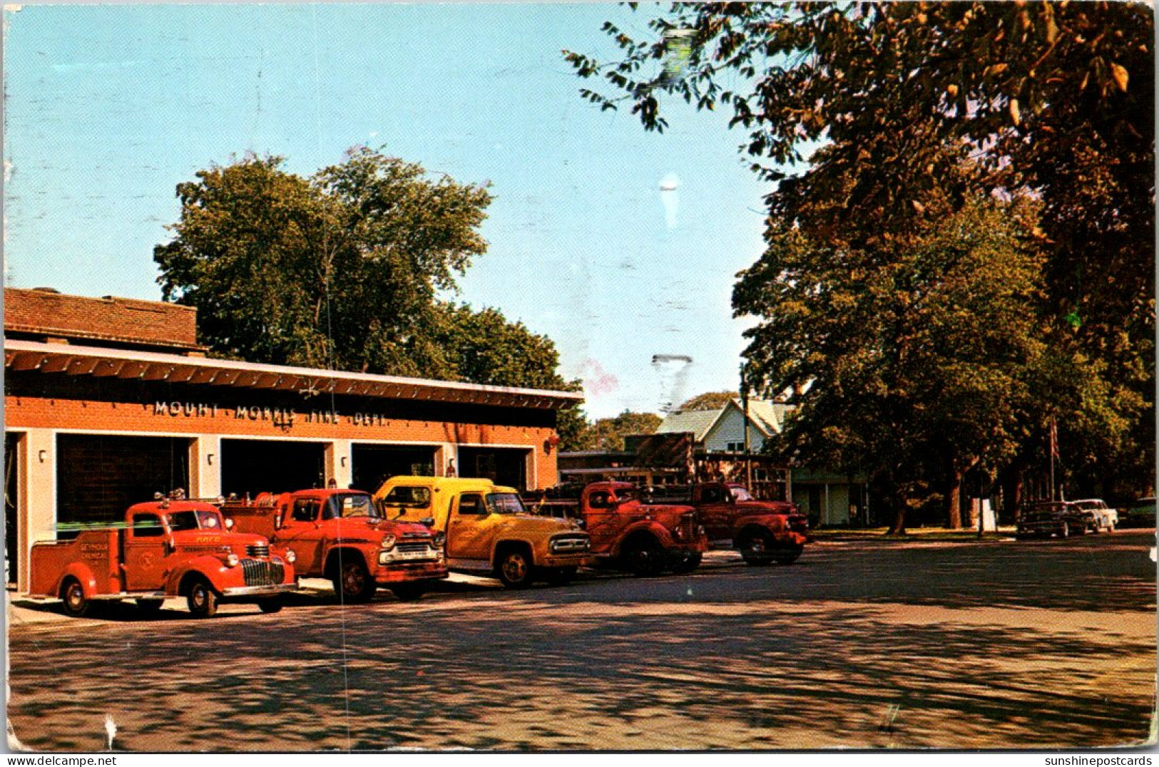 New York Adirondacks Tupper Lake Mount Morris Fire Department And New Public Library 1997 - Adirondack