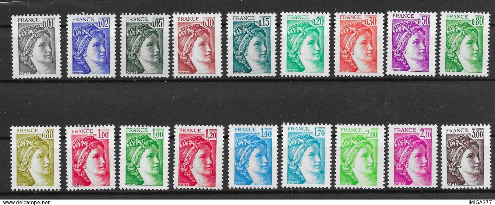 FRANCE N° 1962 à 1979 Série Complète Neuve ** MNH - Unused Stamps