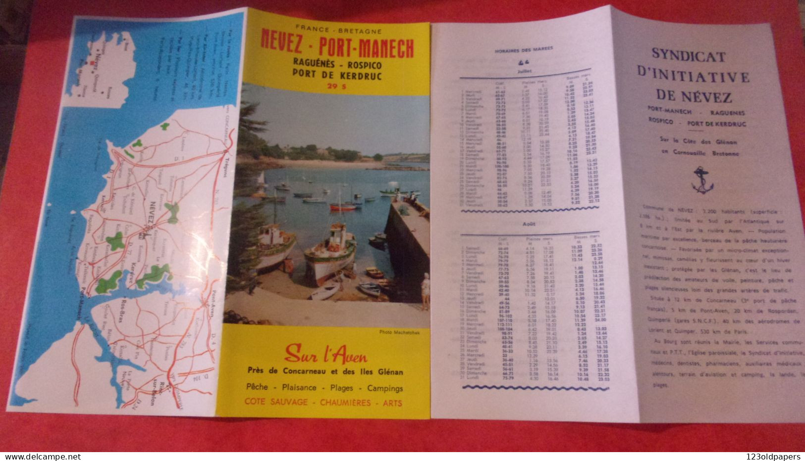 DEPLIANT NEVEZ PORT MANECH RAGUENES ROSPICO KERDRUC - Tourism Brochures
