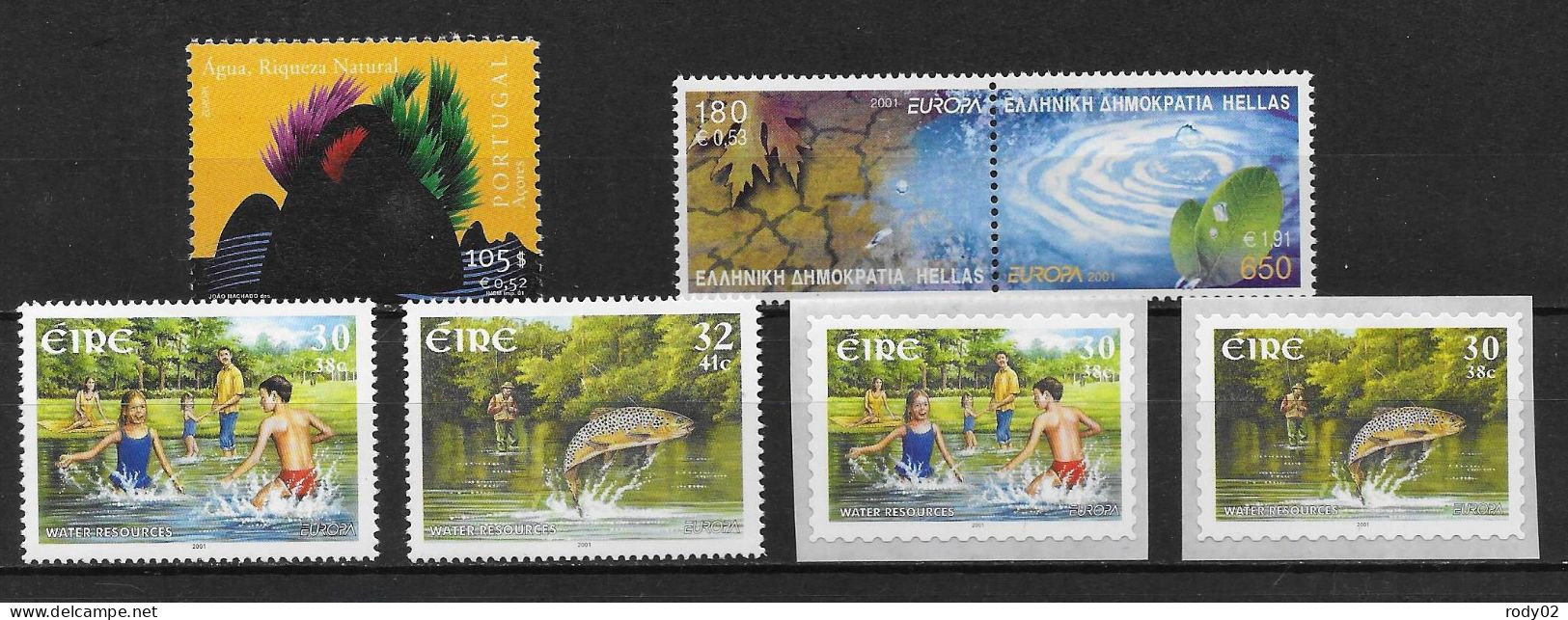 EUROPA CEPT - ANNEE 2001 - 7 VALEURS - NEUF** MNH - 2001