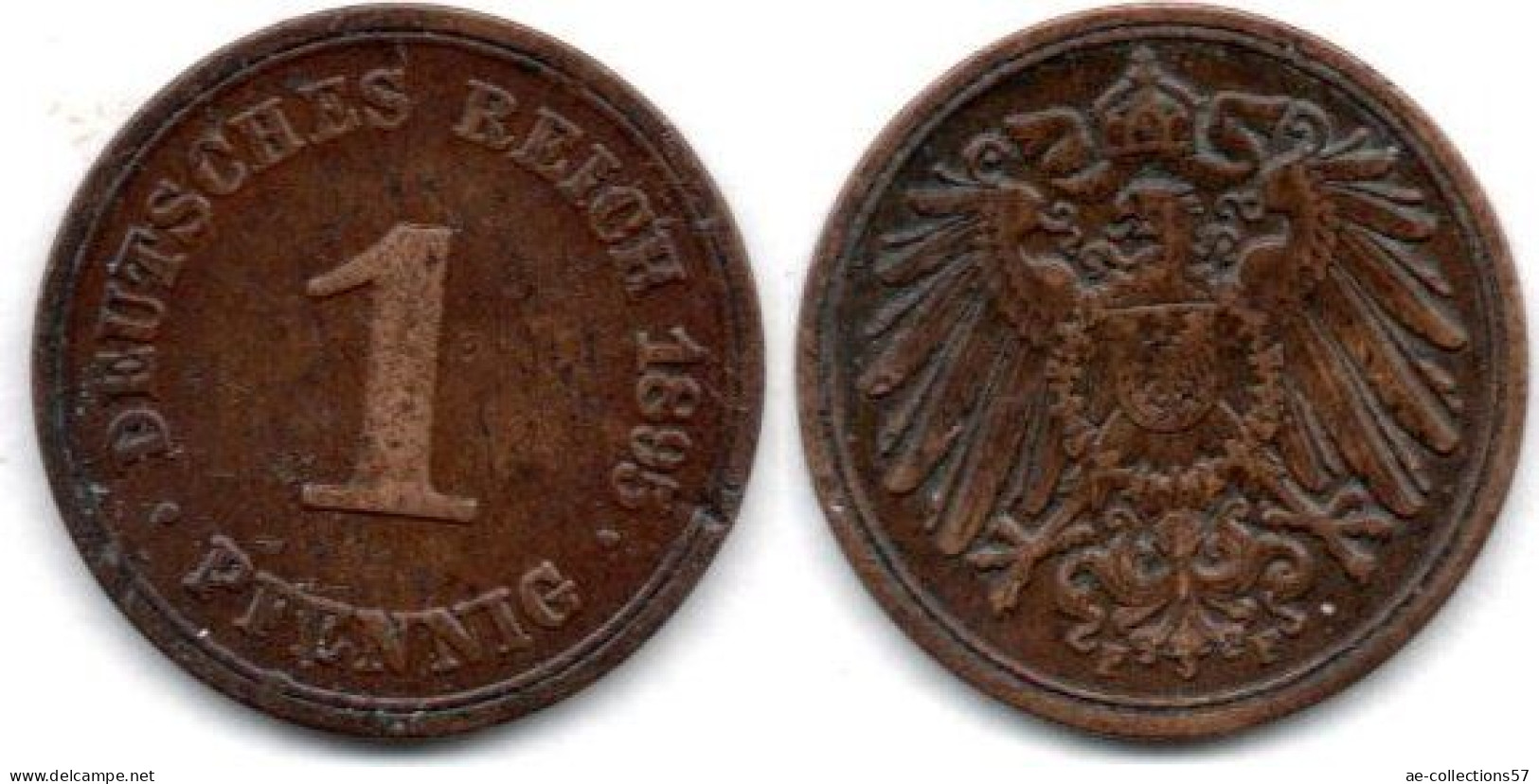 MA 24216 / Allemagne - Deutschland - Germany 1 Pfennig 1895 F TB - 1 Pfennig