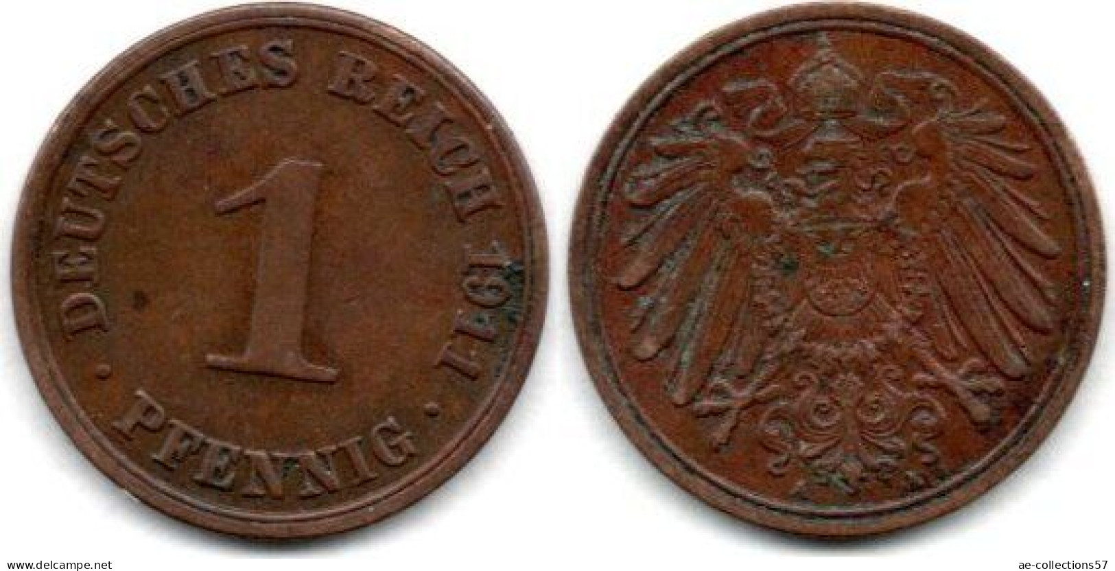 MA 24217 / Allemagne - Deutschland - Germany 1 Pfennig 1911 A TTB - 1 Pfennig