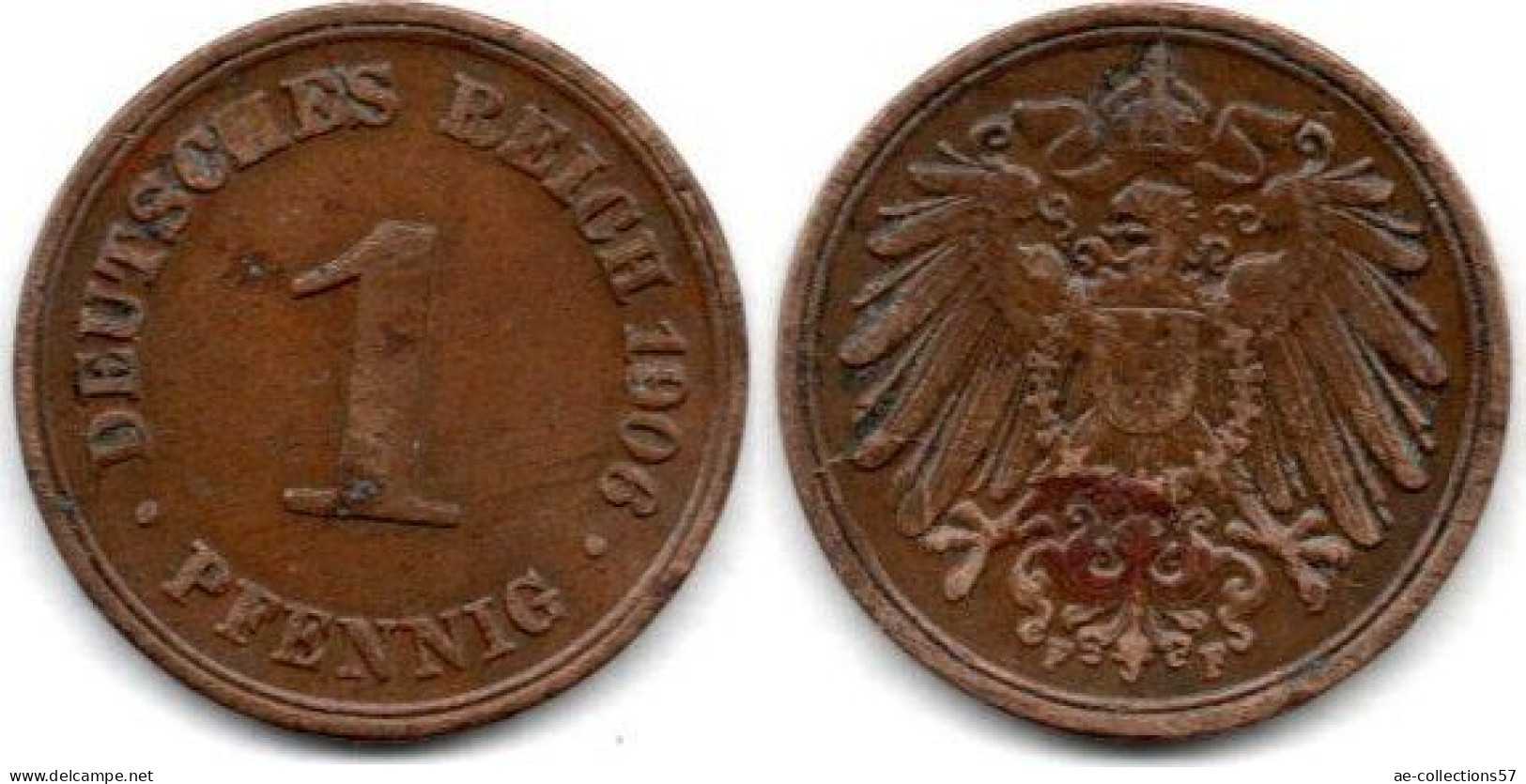 MA 24222 / Allemagne - Deutschland - Germany 1 Pfennig 1906 D TB+ - 1 Pfennig