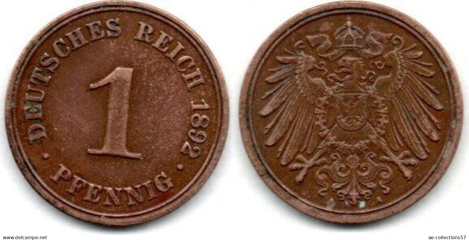 MA 24223 / Allemagne - Deutschland - Germany  1 Pfennig 1892 A TTB - 1 Pfennig