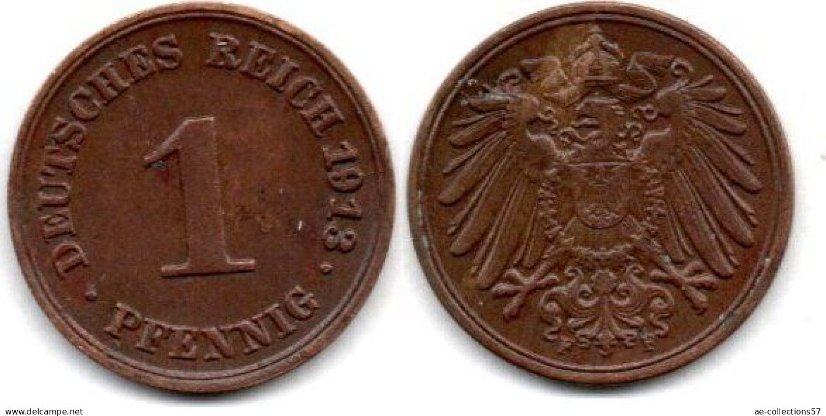 MA 24224 / Allemagne - Deutschland - Germany 1 Pfennig 1913 F TTB - 1 Pfennig