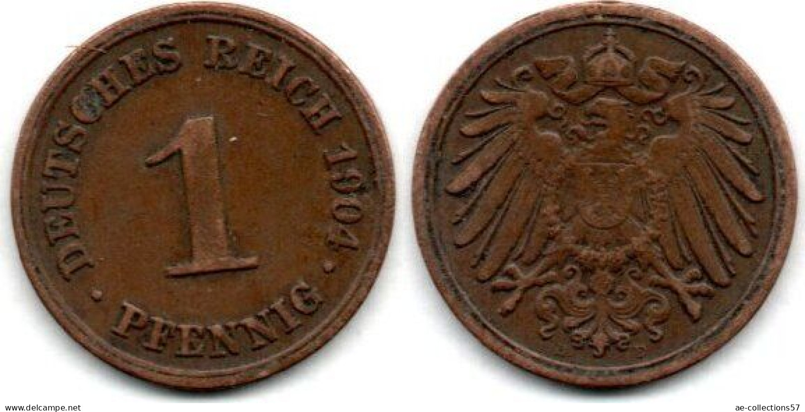 MA 24226 / Allemagne - Deutschland - Germany 1 Pfennig 1904 D TTB - 1 Pfennig