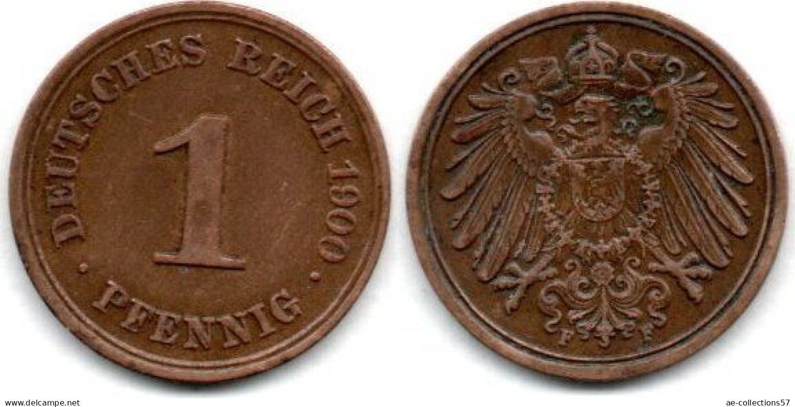 MA 24227 / Allemagne - Deutschland - Germany 1 Pfennig 1900 F TTB - 1 Pfennig
