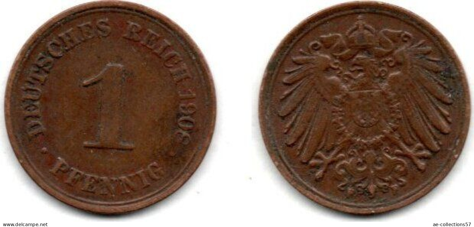 MA 24229 / Allemagne - Deutschland - Germany 1 Pfennig 1908 F TB - 1 Pfennig
