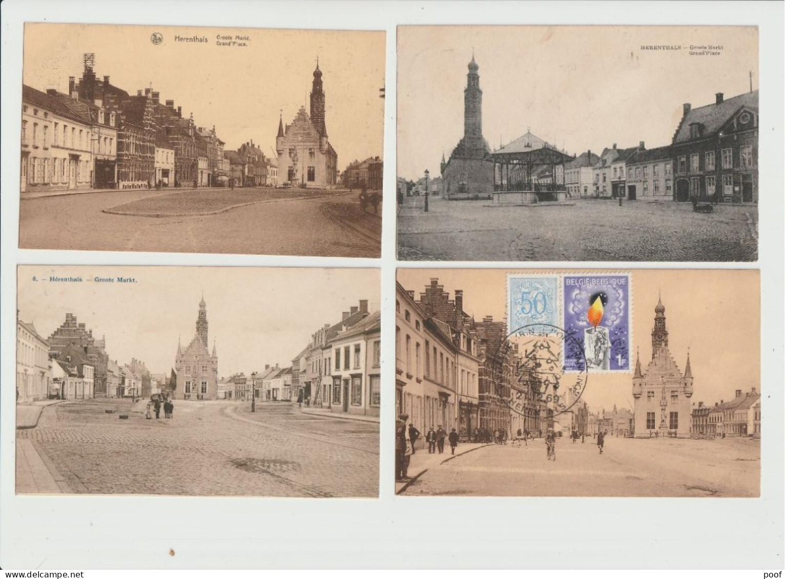 Herenthals / Herentals : Grote Markt --- 4 Kaarten - Herentals