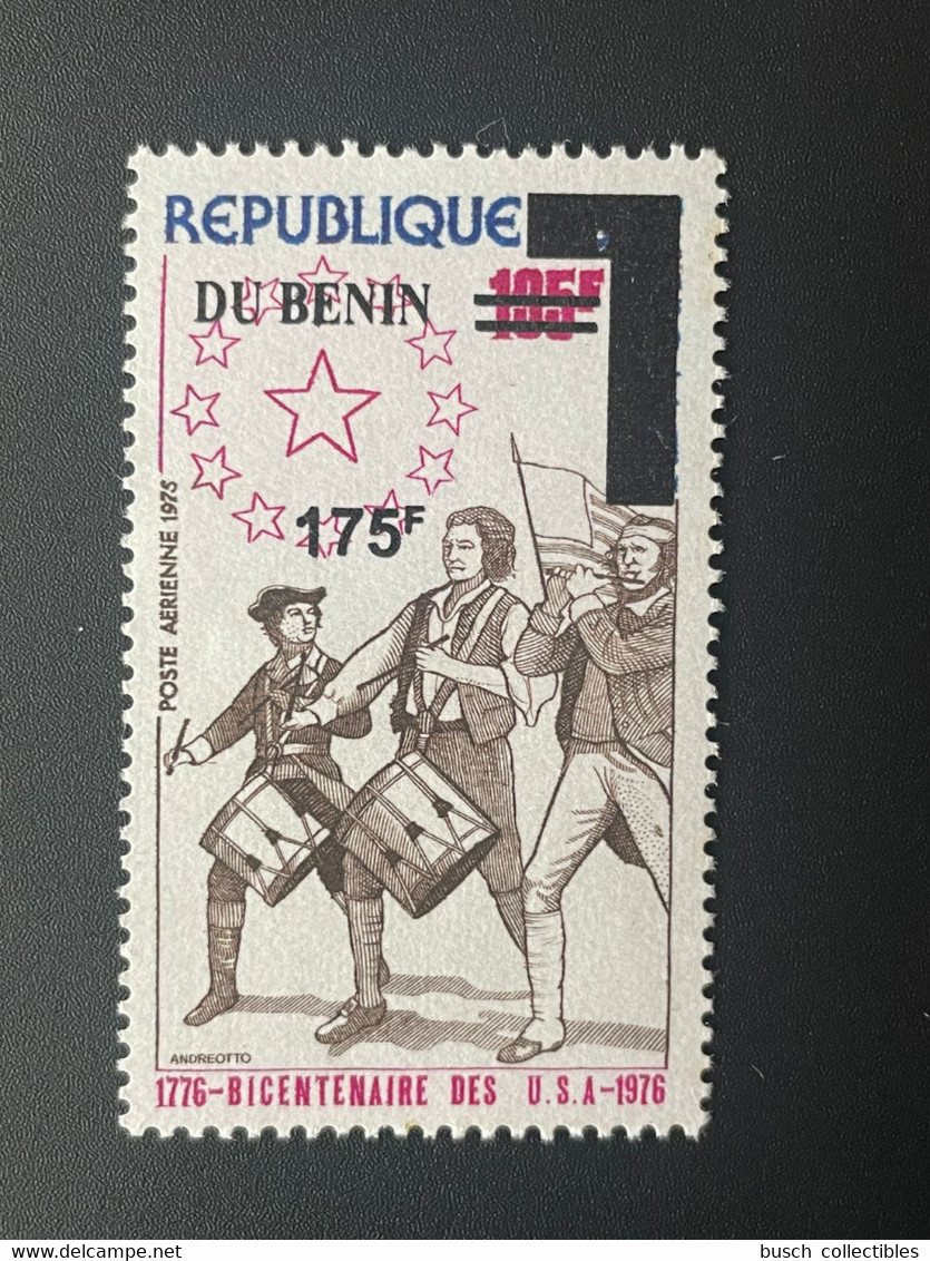 Benin 2007 - 2008 Mi. 1432 Surchargé Overprint 1776 1976 Bicentenaire Des USA Etats-Unis - Benin – Dahomey (1960-...)