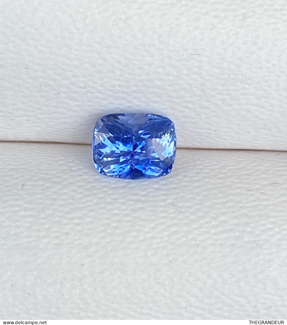 Blue Sapphire 1.10 Carat Cushion Rectangular Sri Lankan Origin Loose Gemstones - Zaffiro