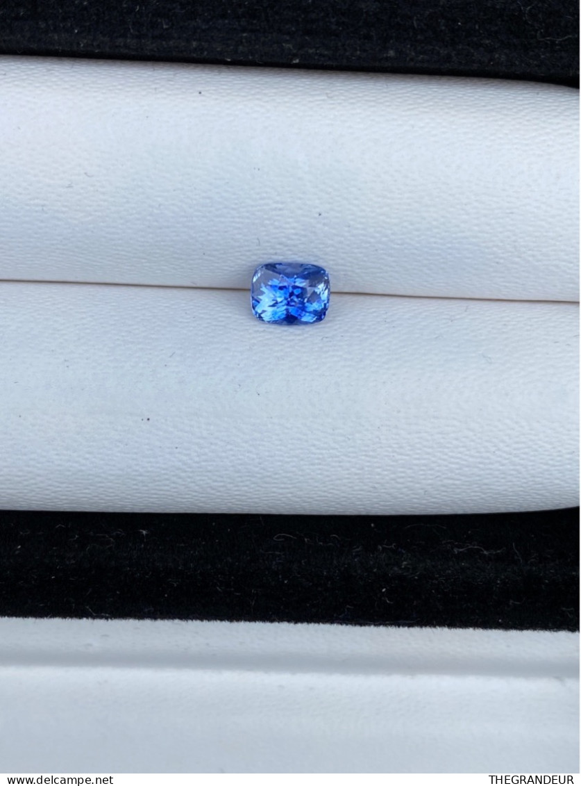 Blue Sapphire 1.10 Carat Cushion Rectangular Sri Lankan Origin Loose Gemstones - Zafiro